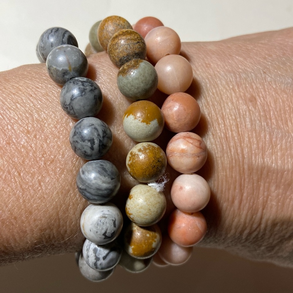Alashan Agate Bracelets Enhanced Memory, Protecti… - image 1